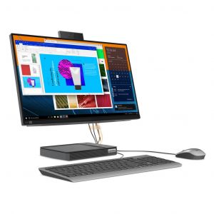 Lenovo IdeaCentre AIO 5 24ALC6 24" 2.1 GHz - SSD 256 GB - 16GB QWERTY - Anglais - Reconditionn&eacute;
