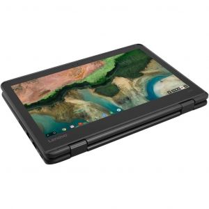 Lenovo 300E ChromeBook A4-9120C 1.6 GHz 32Go SSD - 4Go QWERTY - Espagnol - Reconditionn&eacute;