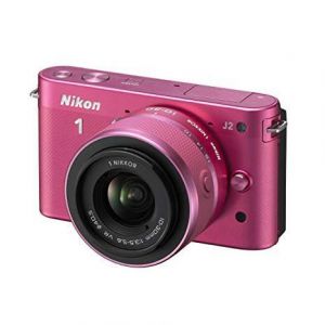 Reflex - Nikon 1 J2 - Rose + objectif Nikon CX 10-30mm f/3.5-5.6 - Reconditionné