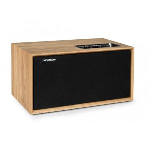 Enceinte Bluetooth Thomson Wooden Residential Speaker Cosy WS502 - Marron - Reconditionn&eacute;