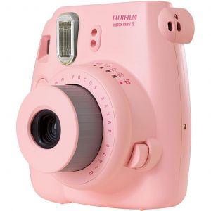 Instantané Instax Mini 8 - Rose + Fujifilm Fujinon 60mm f/12.7 f/12.7 - Reconditionné