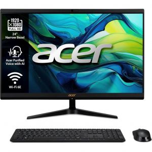 Acer Aspire C24-1800 24" Core i5 1.3 GHz - SSD 512 GB - 8GB QWERTY - Italien - Reconditionné