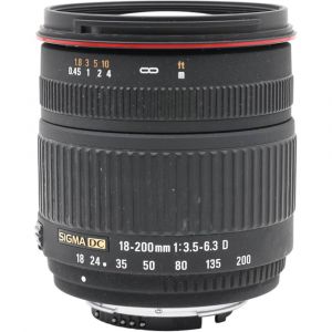 Objectif SIGMA 18-200MM F3.5-6.3 DC MONTURE NIKON F3 18-200mm F3.5-6.3 - Reconditionné