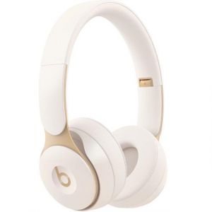 Casque r&eacute;ducteur de bruit sans fil avec micro Beats By Dr. Dre Solo Pro - Ivoire - Reconditionn&eacute;