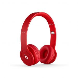 Casque r&eacute;ducteur de bruit sans fil avec micro Beats By Dr. Dre Solo HD - Rouge - Reconditionn&eacute;