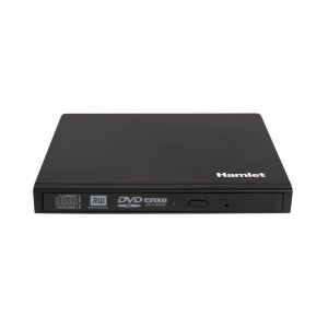 Lecteur DVD Hamlet XDVDSLIMK with Data cable type A/B and USB power cable - Reconditionné