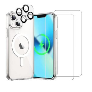Coque iPhone 13 mini et 2 &eacute;crans de protection - TPU - Transparente - Reconditionn&eacute;