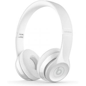 Casque r&eacute;ducteur de bruit filaire + sans fil avec micro Beats by Dr. Dre Solo3 - Blanc - Reconditionn&eacute;