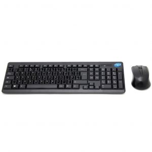 Clavier Simpletek QWERTY Anglais (UK) Sans-fil Mouse + Keyboard with Stickers 1000 DPI 2.4G Nano reciever - Reconditionn&eacute;