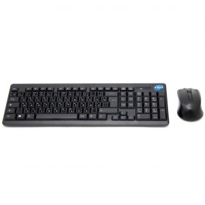 Clavier Simpletek QWERTY Russe Sans-fil Mouse + Keyboard with Stickers 1000 DPI 2.4G Nano reciever - Reconditionn&eacute;