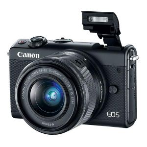 Bridge - Canon EOS M100 - Noir + Canon EF-M 15-45 mm f/3.5-6.3 IS STM - Reconditionn&eacute;