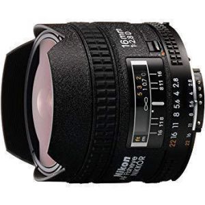 Objectif Nikon AF Fisheye-Nikkor 16mm f/2.8D D 16mm f/2.8 - Reconditionn&eacute;