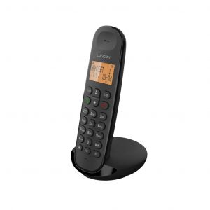 Téléphone fixe DECT Sans fil Iloa 150 Solo Mains libres Noir Logicom - Reconditionné