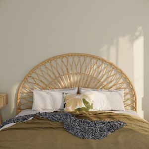 T&ecirc;te de lit 180 cm en rotin - bahia