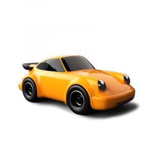 Petite voiture porsche 911 jaune