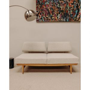 Banquette scandinave modulable en tissu n&deg;129