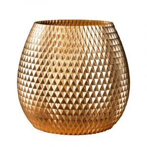 Pot de fleurs dor&eacute; int&eacute;rieur-ext&eacute;rieur 50l