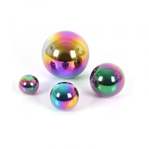 4 balles r&eacute;fl&eacute;chissantes multicolores