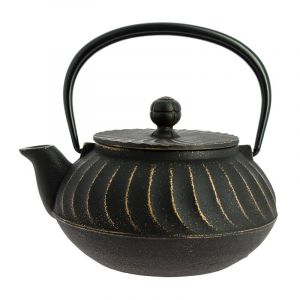 Théière iwachu nami noir-doré 650 ml