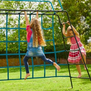 Filet &agrave; grimper avec pont de singe