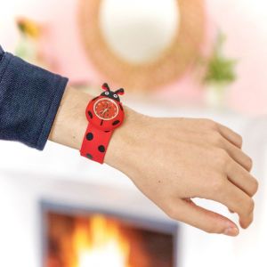 Montre slap  coccinelle
