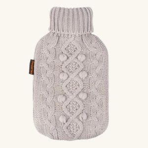 Bouillotte collection tricot - Gris