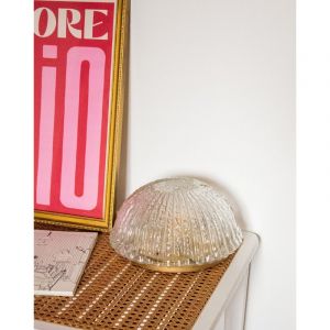 Applique demi lune textur&eacute;e &agrave; poser n&deg;172