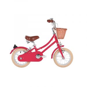 Vélo 12 pouces rouge cerise bobbin