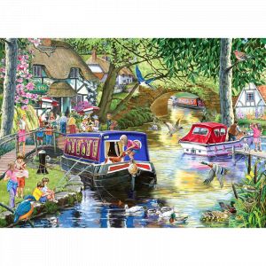 L'été sur la rivière 1000pc puzzle