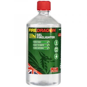 Combustible gel fire dragon firelighter 1 litre