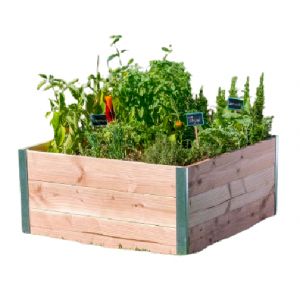Carre potager steel l100 x l95 x h48cm ep19mm
