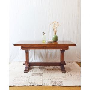 Table de monast&egrave;re en noyer n&deg;643