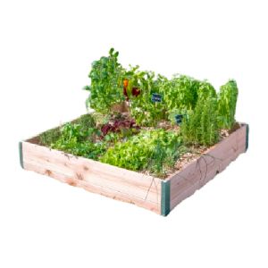 Carre potager design l100 x l95 x h18cm ep19mm