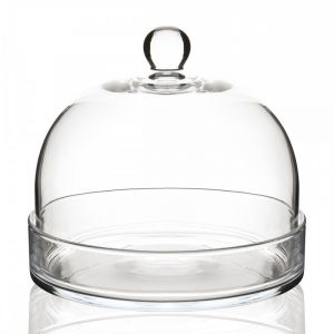 Cloche en verre h25 d30cm