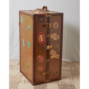 Grande malle cabine en m&eacute;tal n&deg;246