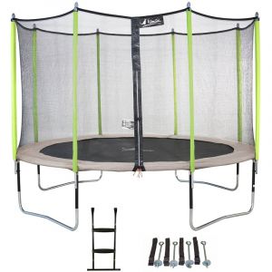 Trampoline jumpi taupe vert 360