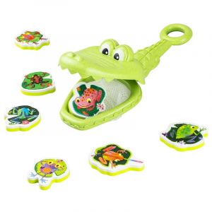 Jeu de bain crocodile attrape-grenouille