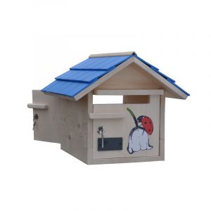 Boite aux lettres ladybug double azur