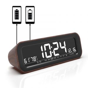 Radio r&eacute;veil 5 sons nature, 2 alarmes, fm, 22x7 cm