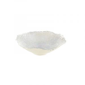 Coupelle corolle lustrée en argent