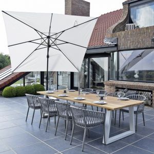 Parasol d&eacute;port&eacute; &eacute;crue 3x3 m poseidon
