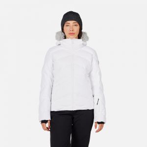 Veste de ski isolante Staci pour femme avec fausse fourrure - Taille 2XL - Femmes