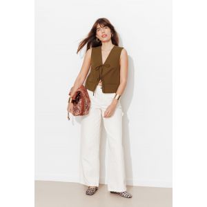 Veston uni &agrave; nouer Femme - 46 - Taille 46