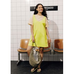 Robe-salopette fluo Femme - 46 - Taille 46