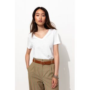 T-shirt col V Femme -