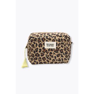 Pochette matelassée léopard -