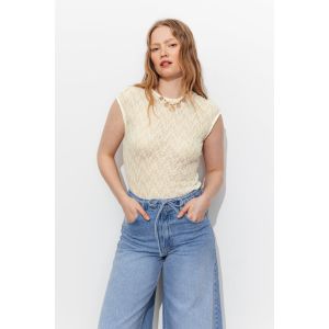 T-shirt en dentelle Femme - L - Taille L