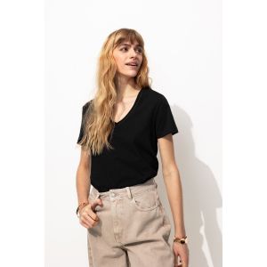 T-shirt col V Femme - XL - Taille XL