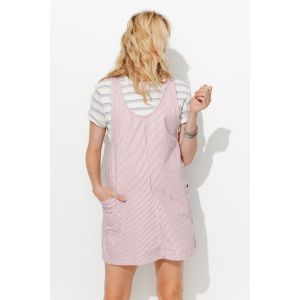 Robe-salopette rayée Femme - 46 - Taille 46