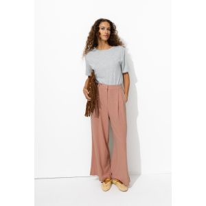 Pantalon large à pinces Femme -